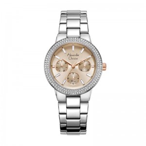 Alexandre Christie AC 2A63 Silver Rosegold Dial BFBSSORRG